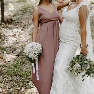 TOBI dusty rose Bridesmaid Dress 👗 Size XS